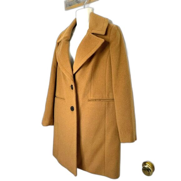 TALBOTS CAMEL WOOL BLEND COAT JACKET SIZE 6 NWOT MRSP $269/$179 - Picture 7 of 14